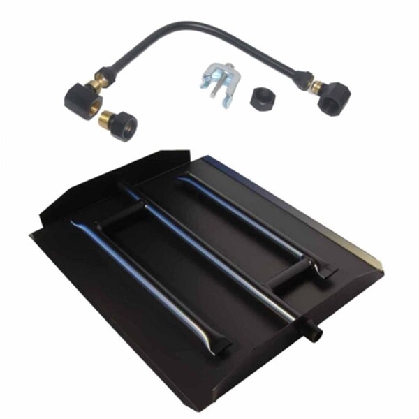 Tretco OB3-BK2-24-NG 23 in. Powder Coated Triple Extra Flame Burner Kit; Natural Gas OB3-BK2-24-NG - main